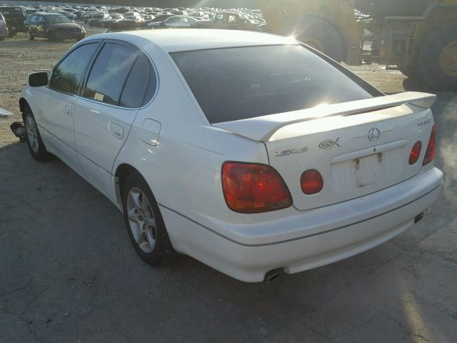 JT8BD69S710128899 - 2001 LEXUS GS 300 WHITE photo 3