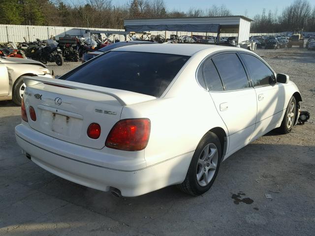 JT8BD69S710128899 - 2001 LEXUS GS 300 WHITE photo 4