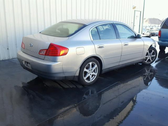 JNKCV51E94M113190 - 2004 INFINITI G35 SILVER photo 4