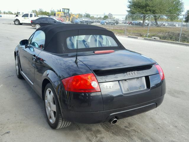 TRUTC28N421014843 - 2002 AUDI TT BLACK photo 3