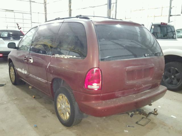 1B4GP55L7TB282038 - 1996 DODGE CARAVAN LE RED photo 3