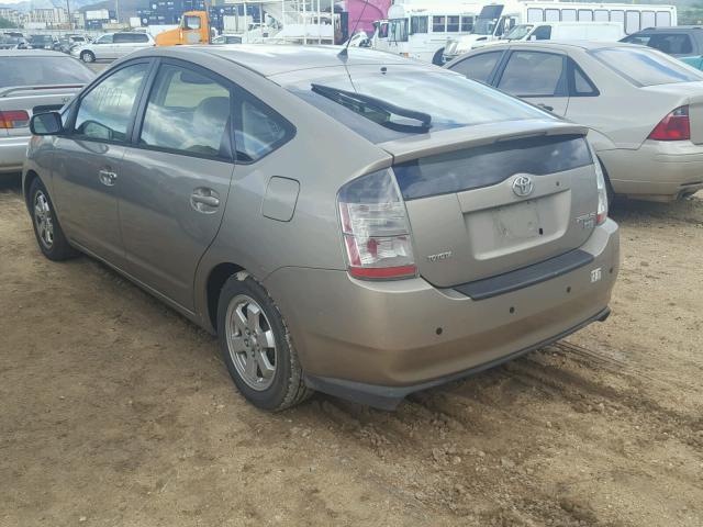 JTDKB22U053011732 - 2005 TOYOTA PRIUS GOLD photo 3