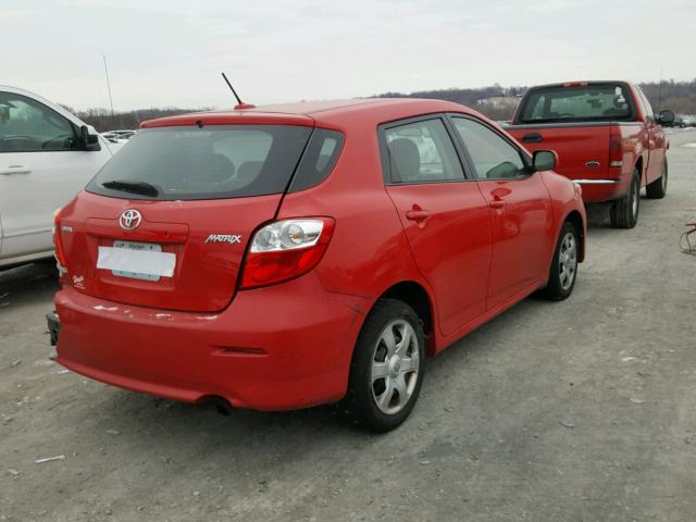 2T1KU4EE6AC286775 - 2010 TOYOTA COROLLA MA RED photo 4