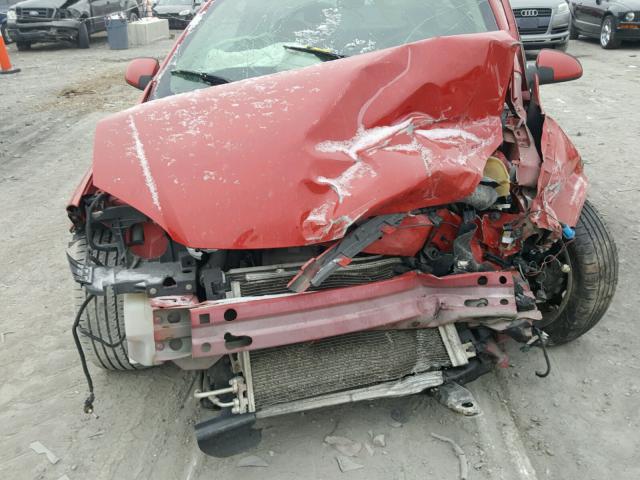 1G1AP11P467695352 - 2006 CHEVROLET COBALT SS RED photo 7