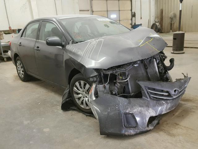 5YFBU4EE9DP182219 - 2013 TOYOTA COROLLA BA GRAY photo 1