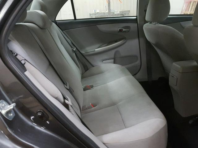 5YFBU4EE9DP182219 - 2013 TOYOTA COROLLA BA GRAY photo 6