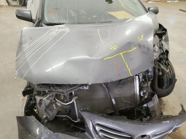 5YFBU4EE9DP182219 - 2013 TOYOTA COROLLA BA GRAY photo 7