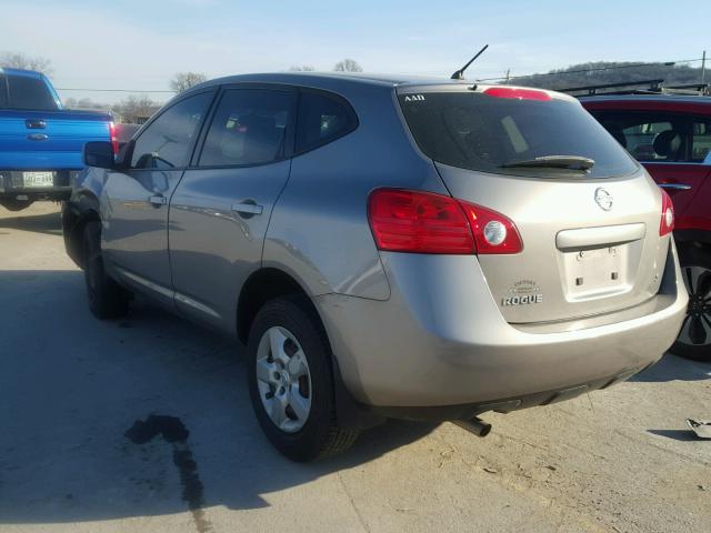 JN8AS58T09W054956 - 2009 NISSAN ROGUE S SILVER photo 3