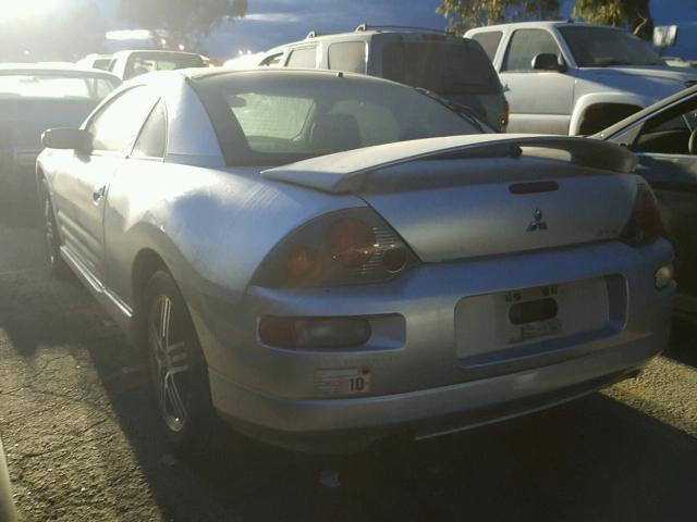 4A3AC74HX3E031989 - 2003 MITSUBISHI ECLIPSE GT SILVER photo 3