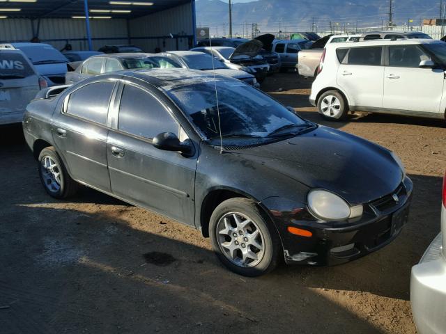 1B3ES46C22D525129 - 2002 DODGE NEON SE BLACK photo 1