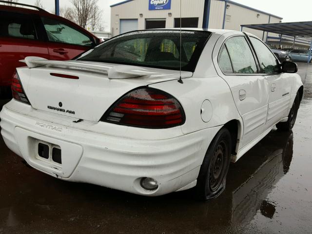 1G2NF52E4YC546907 - 2000 PONTIAC GRAND AM S WHITE photo 4