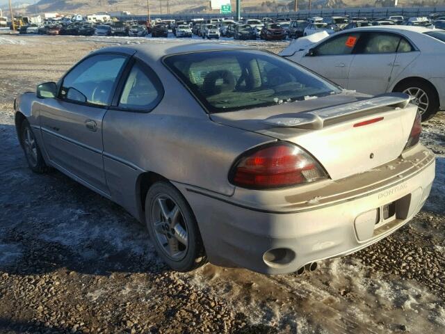 1G2NW12E9YM704709 - 2000 PONTIAC GRAND AM G SILVER photo 3