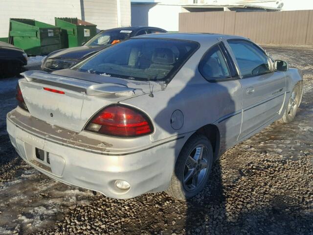 1G2NW12E9YM704709 - 2000 PONTIAC GRAND AM G SILVER photo 4