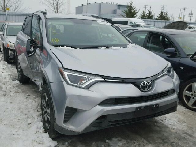 2T3BFREVXGW490212 - 2016 TOYOTA RAV4 LE SILVER photo 1