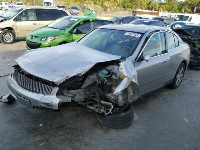 JNKCV51E03M335390 - 2003 INFINITI G35 SILVER photo 2