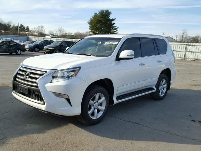 JTJBM7FX7E5075814 - 2014 LEXUS GX BASE WHITE photo 2