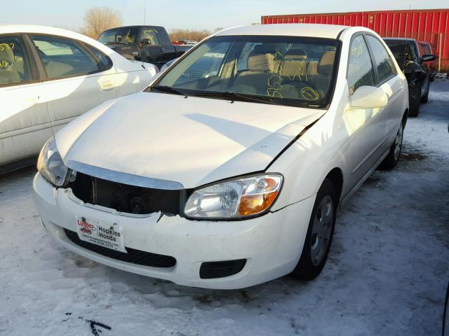 KNAFE122675446700 - 2007 KIA SPECTRA EX WHITE photo 2