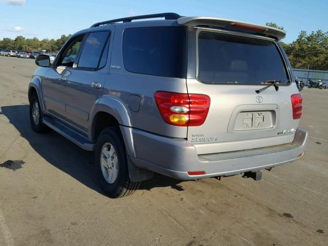 5TDBT48A91S023005 - 2001 TOYOTA SEQUOIA LI GRAY photo 3