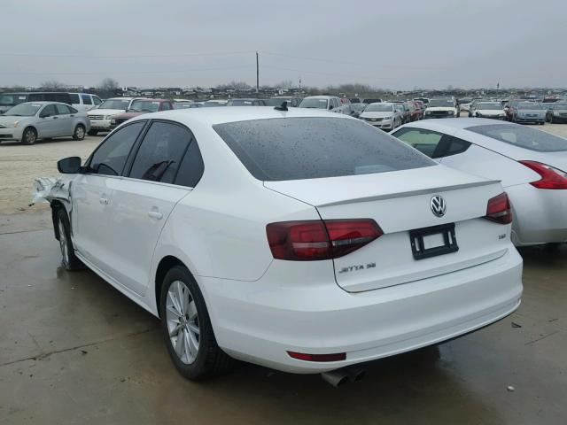 3VWD67AJ7GM418091 - 2016 VOLKSWAGEN JETTA SE WHITE photo 3