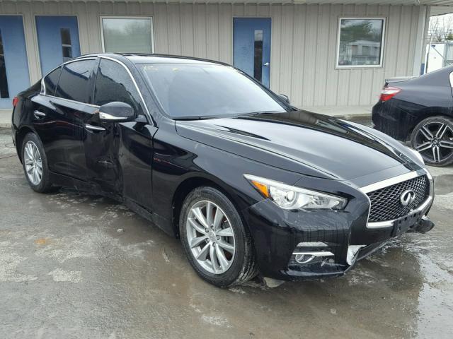 JN1BV7AR9FM396479 - 2015 INFINITI Q50 BASE Чорний фото 1