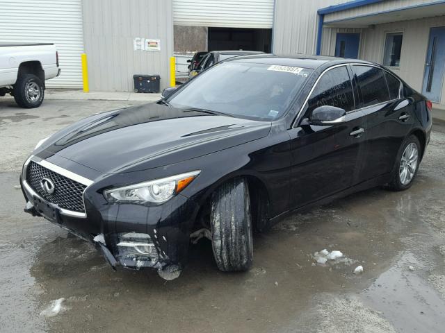 JN1BV7AR9FM396479 - 2015 INFINITI Q50 BASE BLACK photo 2