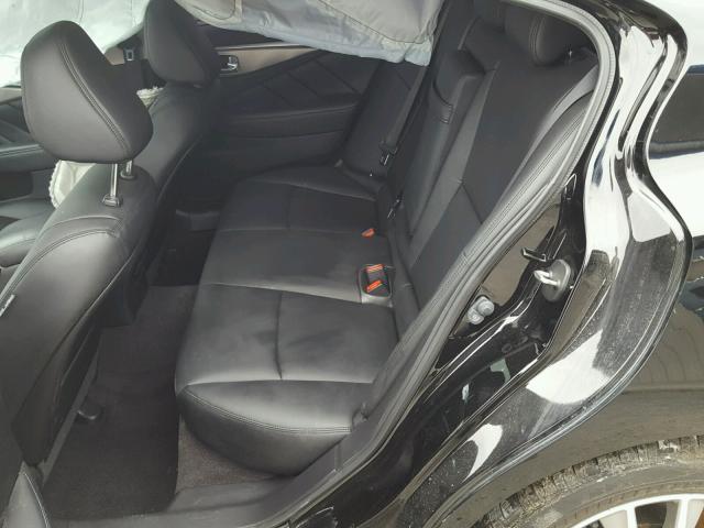 JN1BV7AR9FM396479 - 2015 INFINITI Q50 BASE Чорний фото 6