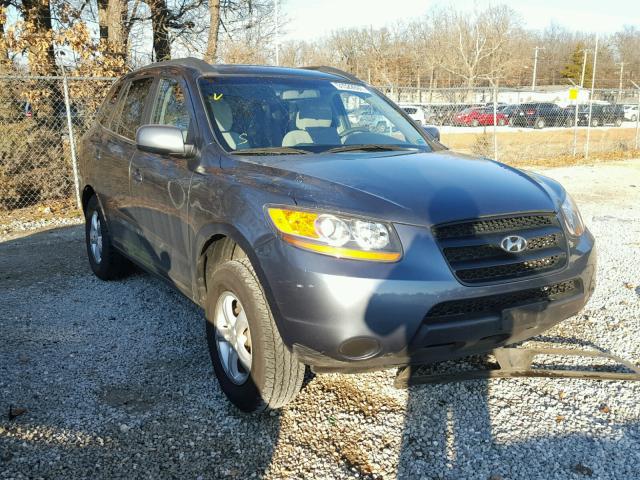 5NMSG73D88H193800 - 2008 HYUNDAI SANTA FE G GRAY photo 1