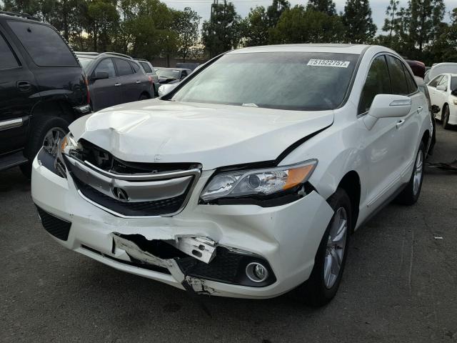 5J8TB3H51FL013065 - 2015 ACURA RDX TECHNO WHITE photo 2