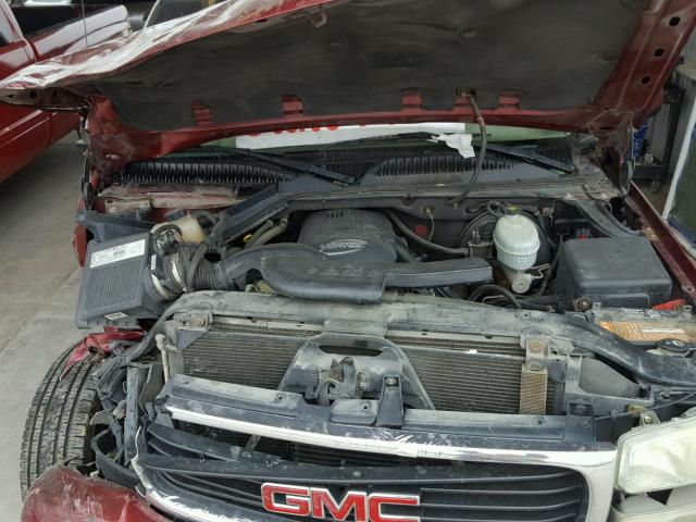 1GKEC13Z23R292235 - 2003 GMC YUKON BURGUNDY photo 7