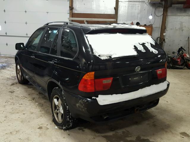 WBAFA535X1LP25467 - 2001 BMW X5 3.0I BLACK photo 3