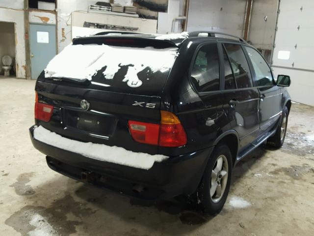 WBAFA535X1LP25467 - 2001 BMW X5 3.0I BLACK photo 4