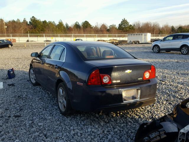 1G1ZA5E05AF284646 - 2010 CHEVROLET MALIBU LS BLUE photo 3