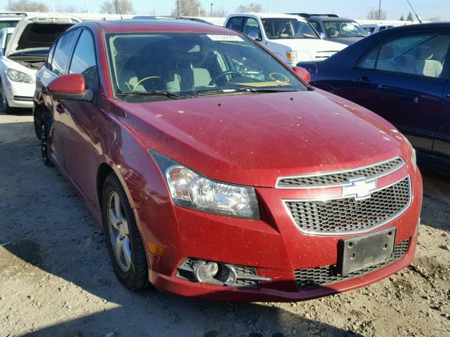 1G1PC5SBXE7166650 - 2014 CHEVROLET CRUZE LT MAROON photo 1