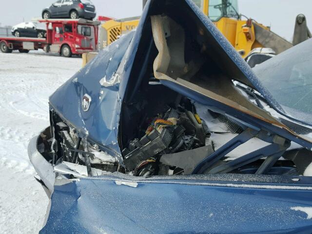 1B7GG22N71S337950 - 2001 DODGE DAKOTA BLUE photo 7