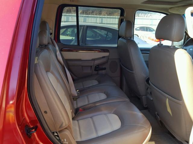 1FMZU74W63ZA44955 - 2003 FORD EXPLORER E RED photo 6