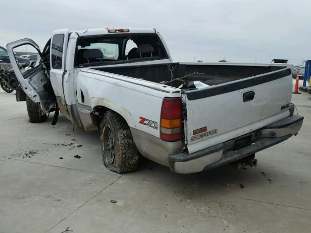 2GTEK19TX21312725 - 2002 GMC NEW SIERRA WHITE photo 3