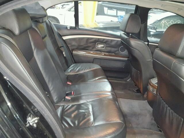 WBAGN63555DS56688 - 2005 BMW 745 LI BLACK photo 6