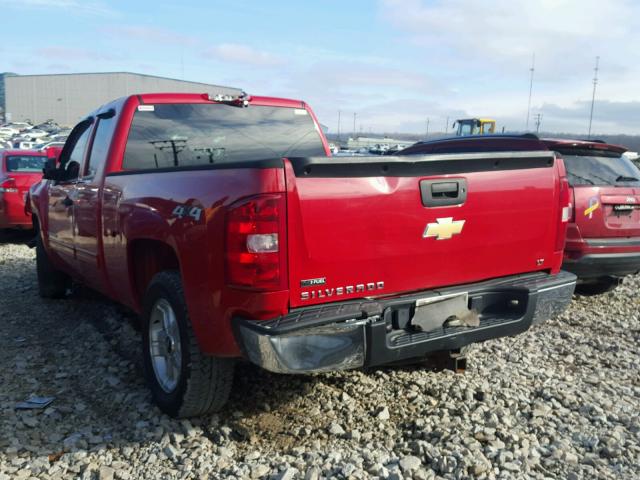 2GCEK290791114402 - 2009 CHEVROLET SILVERADO RED photo 3