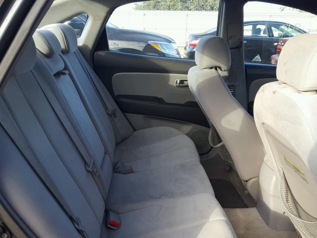 KMHDU46D47U063785 - 2007 HYUNDAI ELANTRA GL GRAY photo 6