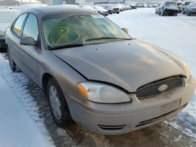 1FAFP53U67A119506 - 2007 FORD TAURUS SE BROWN photo 1