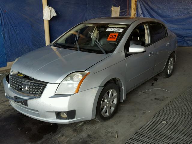 3N1AB61E37L709372 - 2007 NISSAN SENTRA 2.0 SILVER photo 2