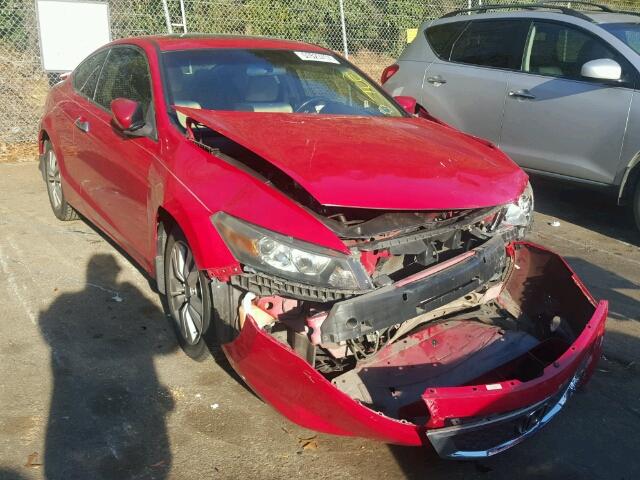 1HGCS12898A021467 - 2008 HONDA ACCORD EXL RED photo 1