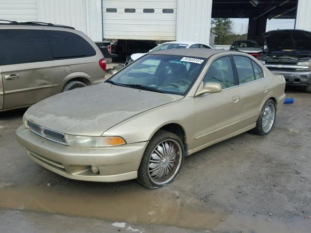 4A3AA46G81E179287 - 2001 MITSUBISHI GALANT ES GOLD photo 2