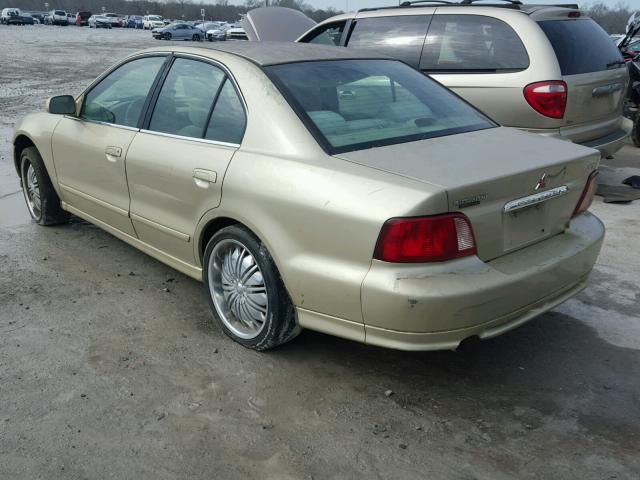 4A3AA46G81E179287 - 2001 MITSUBISHI GALANT ES GOLD photo 3