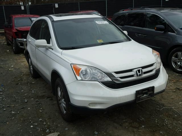 JHLRE3H77BC015787 - 2011 HONDA CR-V EXL WHITE photo 1