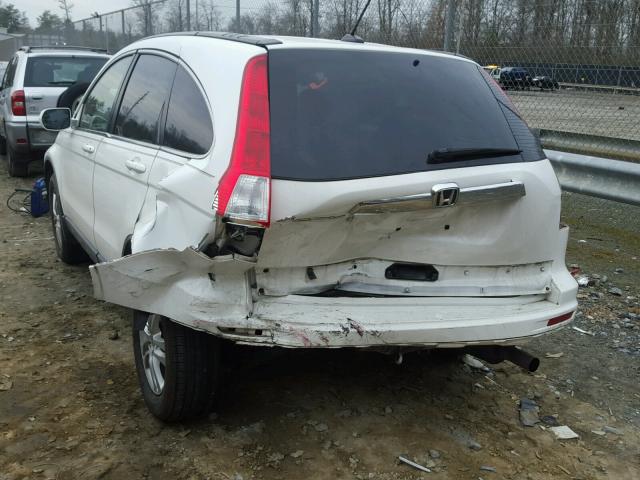 JHLRE3H77BC015787 - 2011 HONDA CR-V EXL WHITE photo 3