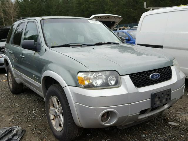 1FMCU96H36KB36621 - 2006 FORD ESCAPE HEV GREEN photo 1