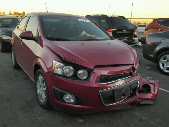 1G1JC5SG9E4103347 - 2014 CHEVROLET SONIC LT PURPLE photo 1