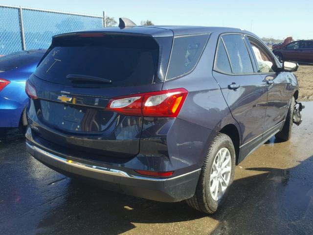 3GNAXHEV5JS537788 - 2018 CHEVROLET EQUINOX LS BLUE photo 4