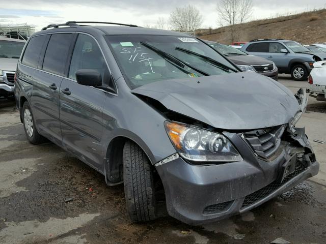 5FNRL38289B055235 - 2009 HONDA ODYSSEY LX GRAY photo 1